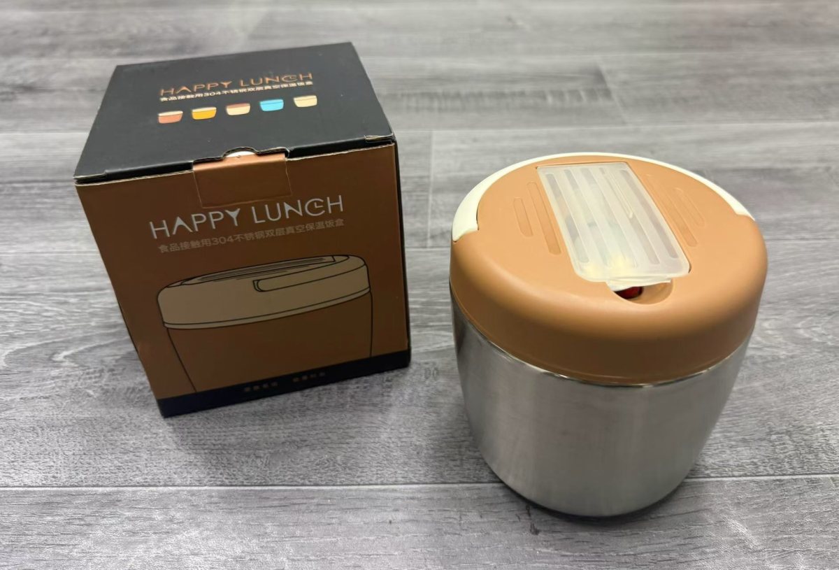 原单真空保温饭盒304不锈钢 1.2升 重量 product image