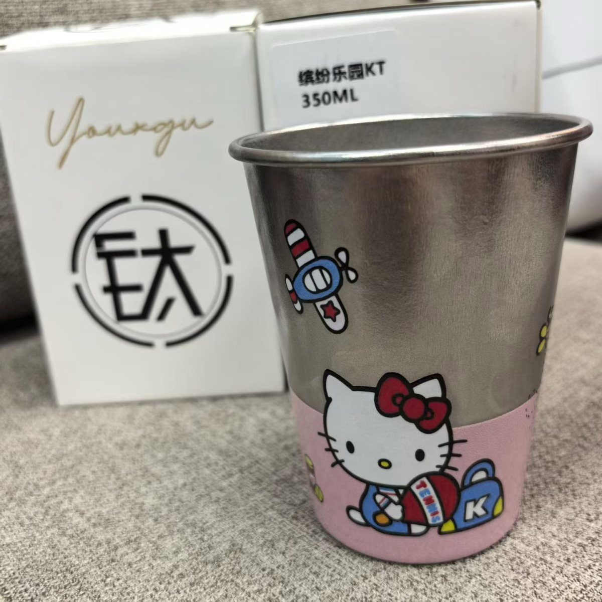 Youxgu（优喜古）品牌的缤纷乐园KT纯钛直饮杯 product image