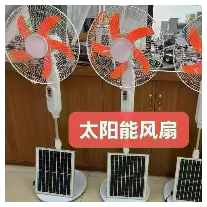 Solar‑powered fan