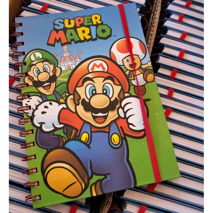 Super Mario hardcover notebook