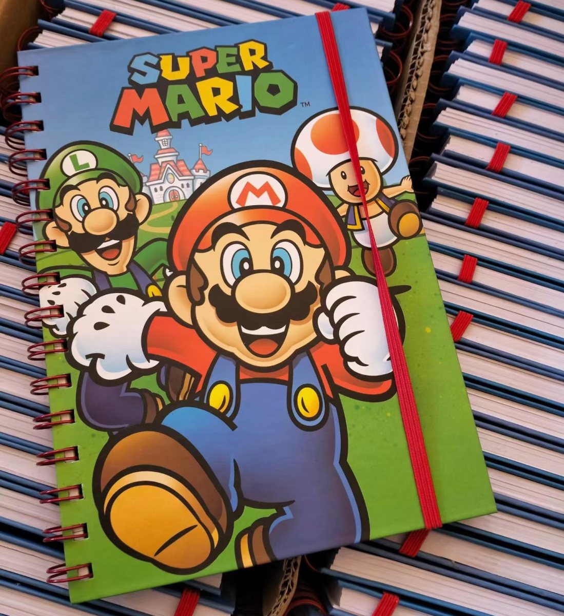 Super Mario hardcover notebook