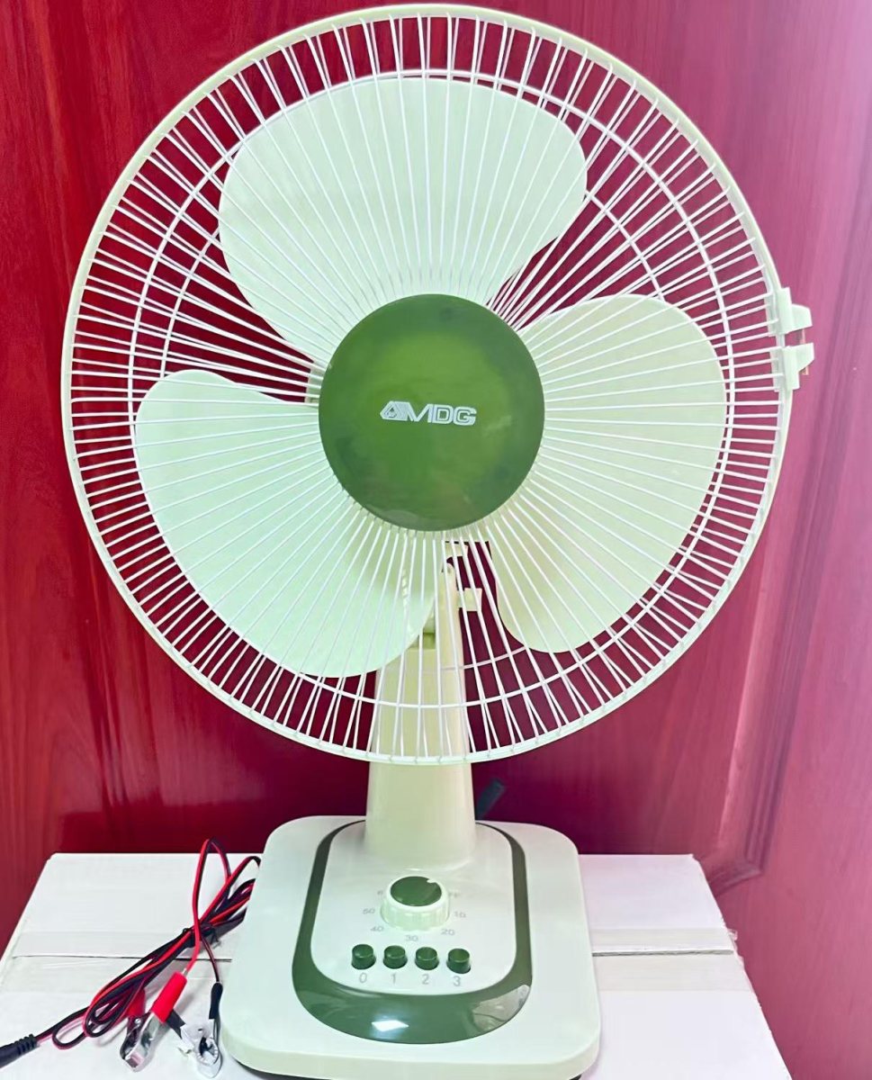 Solar‑powered fan