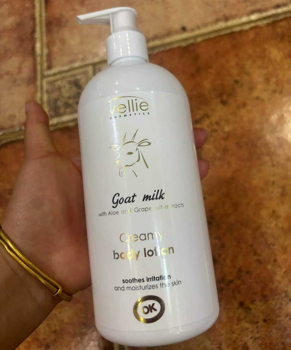 Goat milk body lotion
