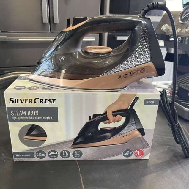 silver crest家用蒸汽电熨斗手持式小型便携式烫衣服熨烫机 product image