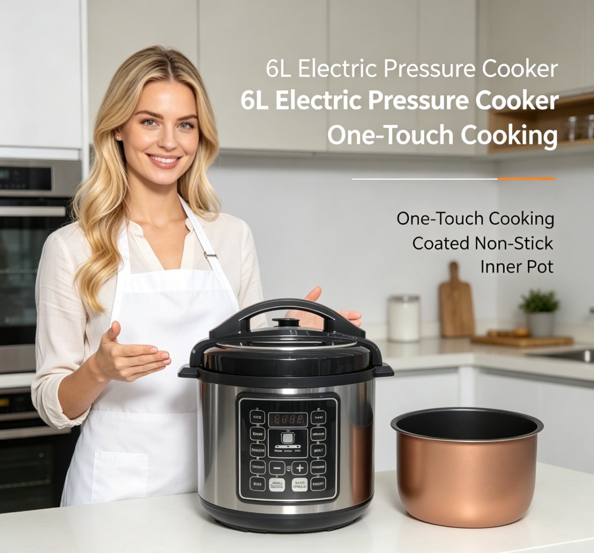 Multi‑function electric pressure cooker